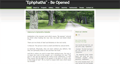 Desktop Screenshot of ephatha.in